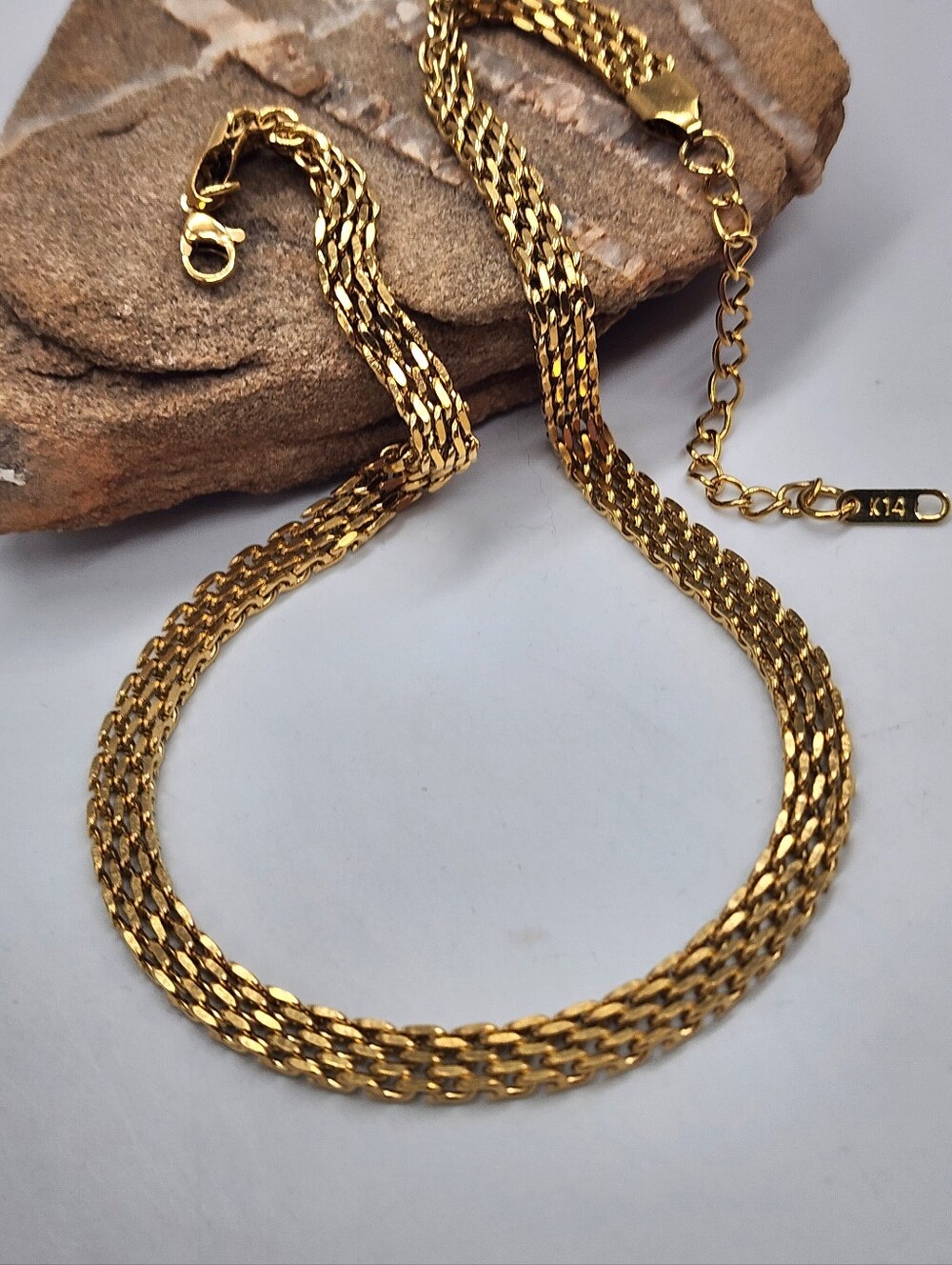 Neiman Marcus Jewelry Black / 14K Gold plated Luxury Necklace